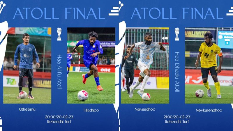 Golden Futsal Challenge: Utheemu and Filladhoo in Ha. Atoll Final and Naivaadhoo and Neykurendhoo HDh. Atoll Final