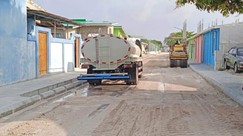50% of R. Dhuvaafaru Road Development Project completed: MTCC