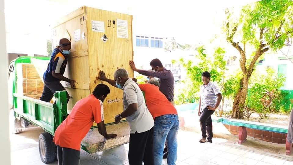 HA. Atoll hospital receives a new X-Ray machine