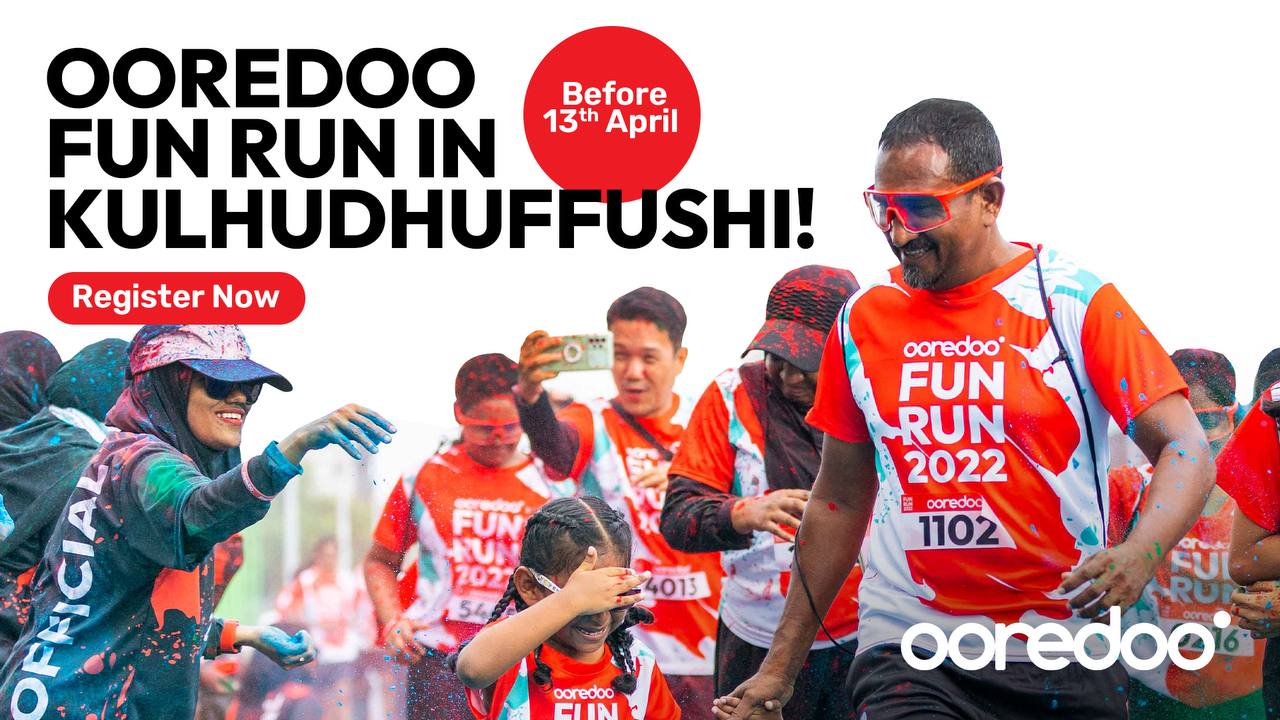 Ooredoo Fun Run to be held in Kulhudhuffushi City