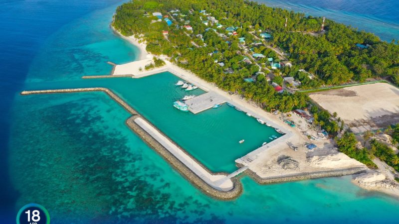F. Dharanboodhoo Harbor Development Project completed