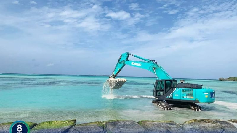 MTCC commenced Ha. Hoarafushi Airport Jetty Construction project
