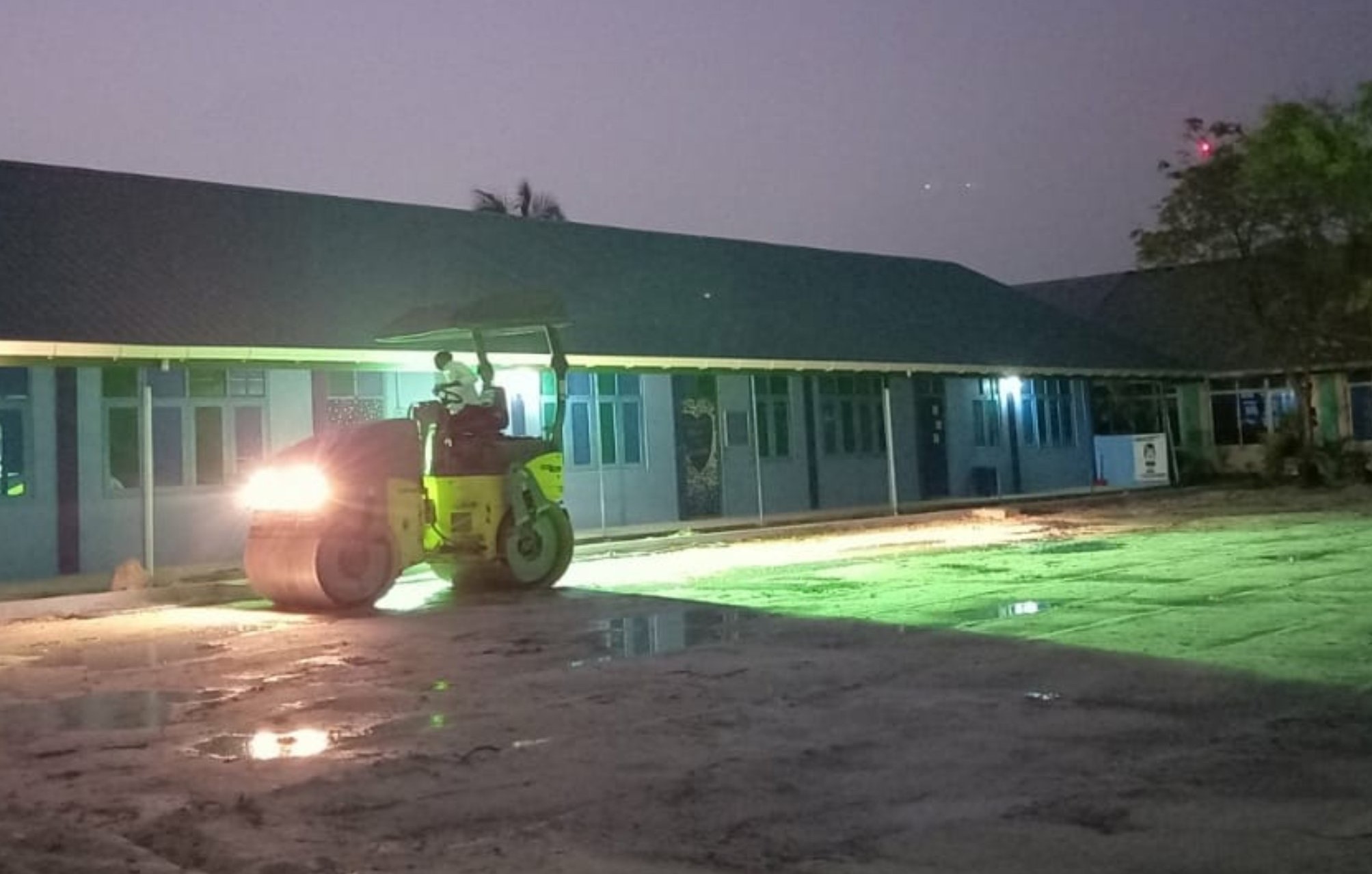 MTCC levels Ungoofaaru school's playing ground