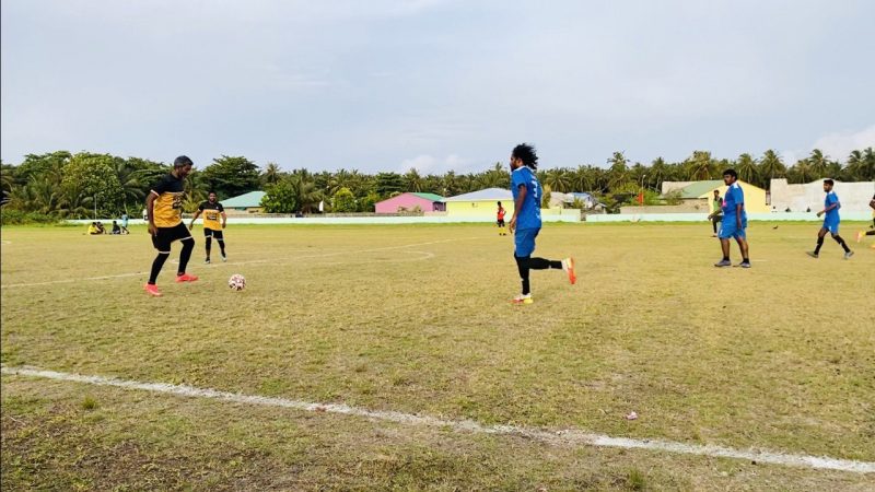 Saabba Veterans Futsal Competition commenced at Hanimaadhoo