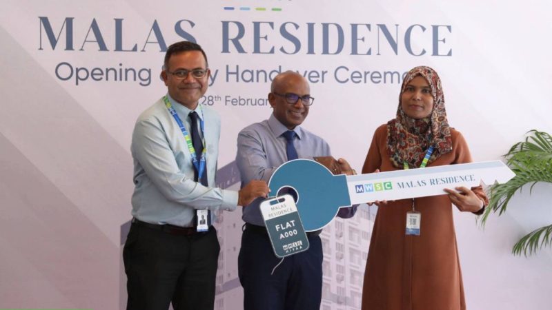 MWSC 'Malas Residence' under the Hiyaa Project in Hulhumale' Phase II inaugrated