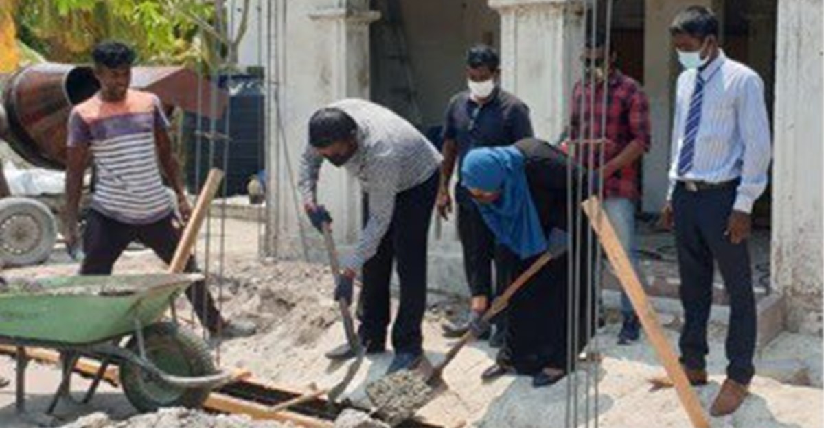 Construction of HA. Kelaa “Lily House” Ongoing at a Face Pace