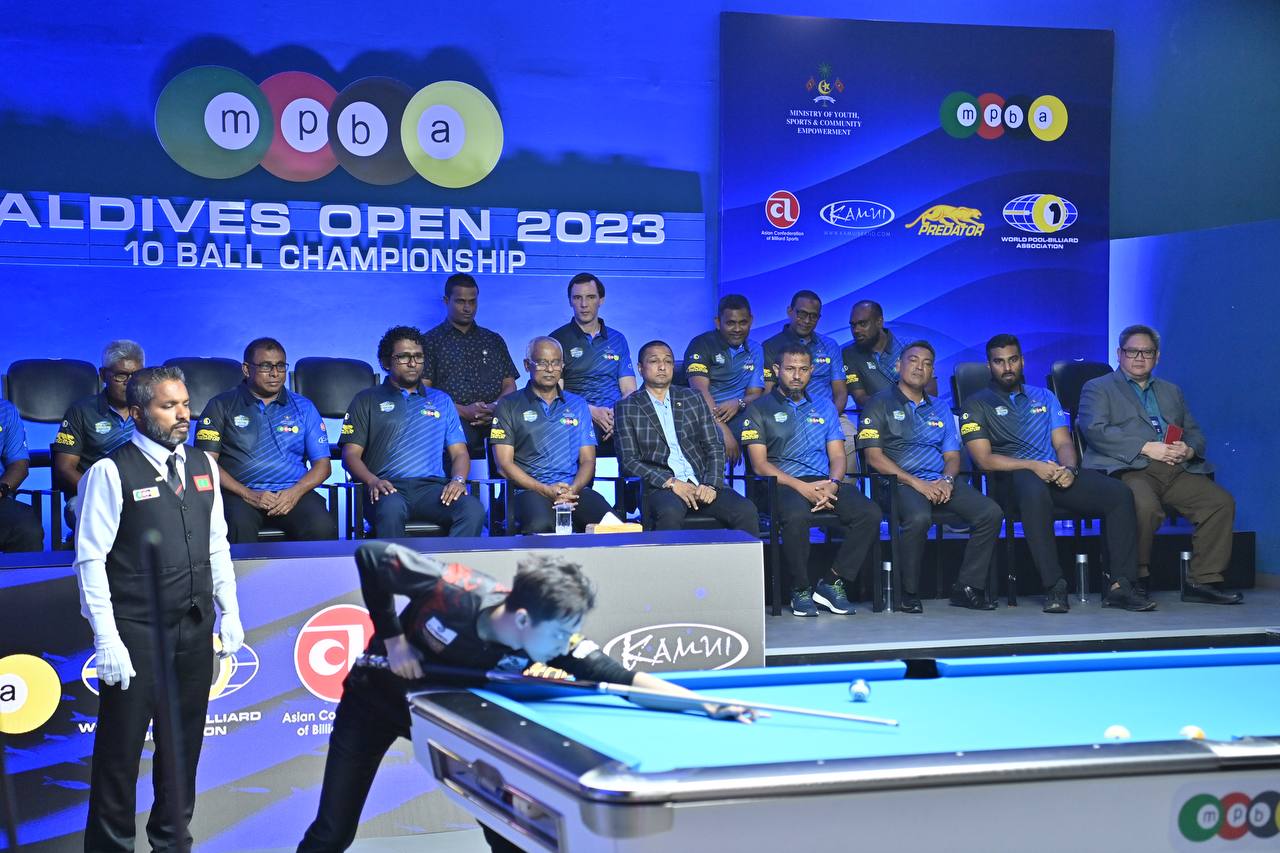 President attended closing ceremony of the first International Billiard Tournament in the Maldives
