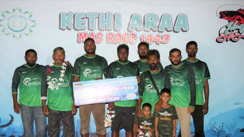 A Fishing Race to be held in HDh. Hanimaadhoo by Kethi Araa Jamiyya on occasion of Eid-al-Fitr