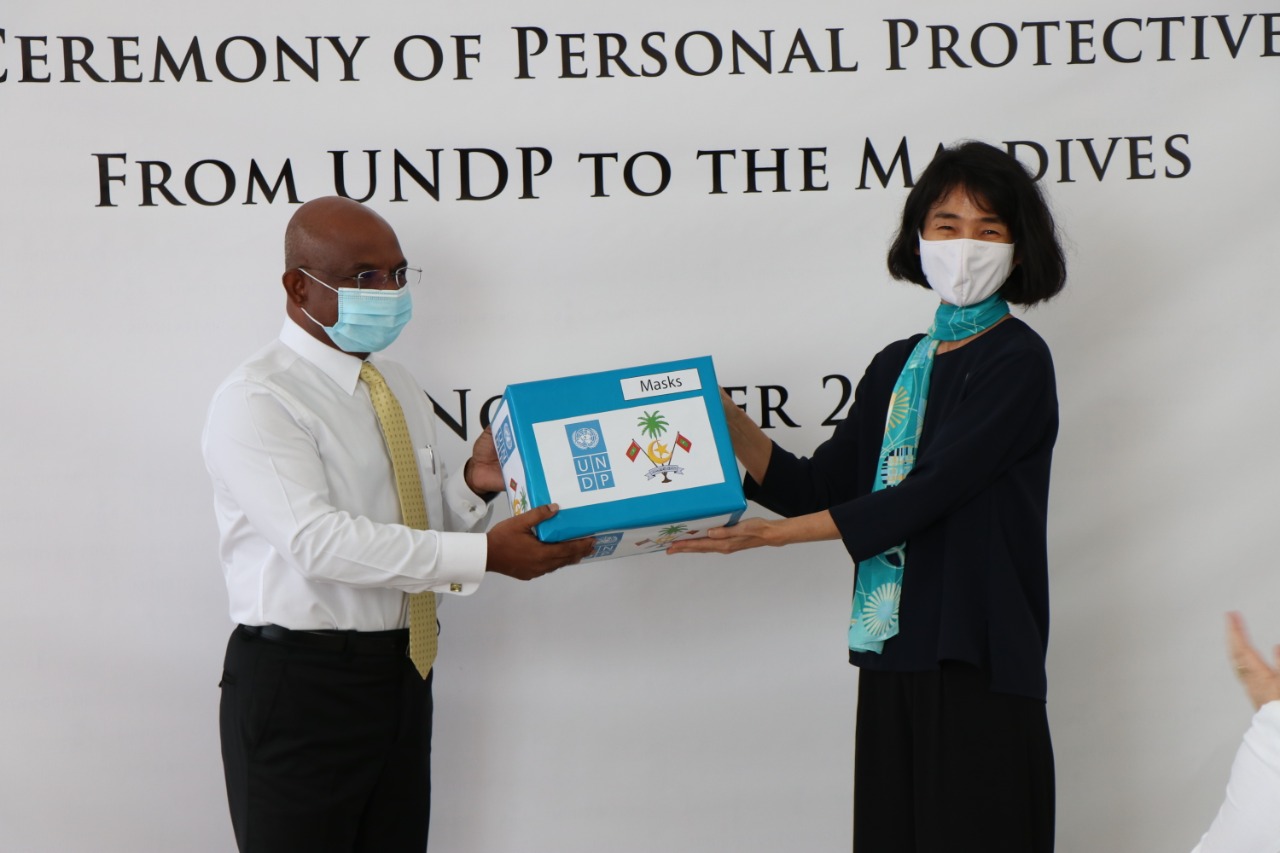 United Nations has gifted PPEs for frontline workers in Maldives