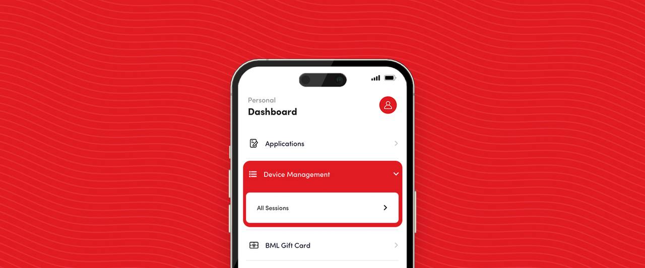 BML introduced Device Management for Internet and Mobile Banking