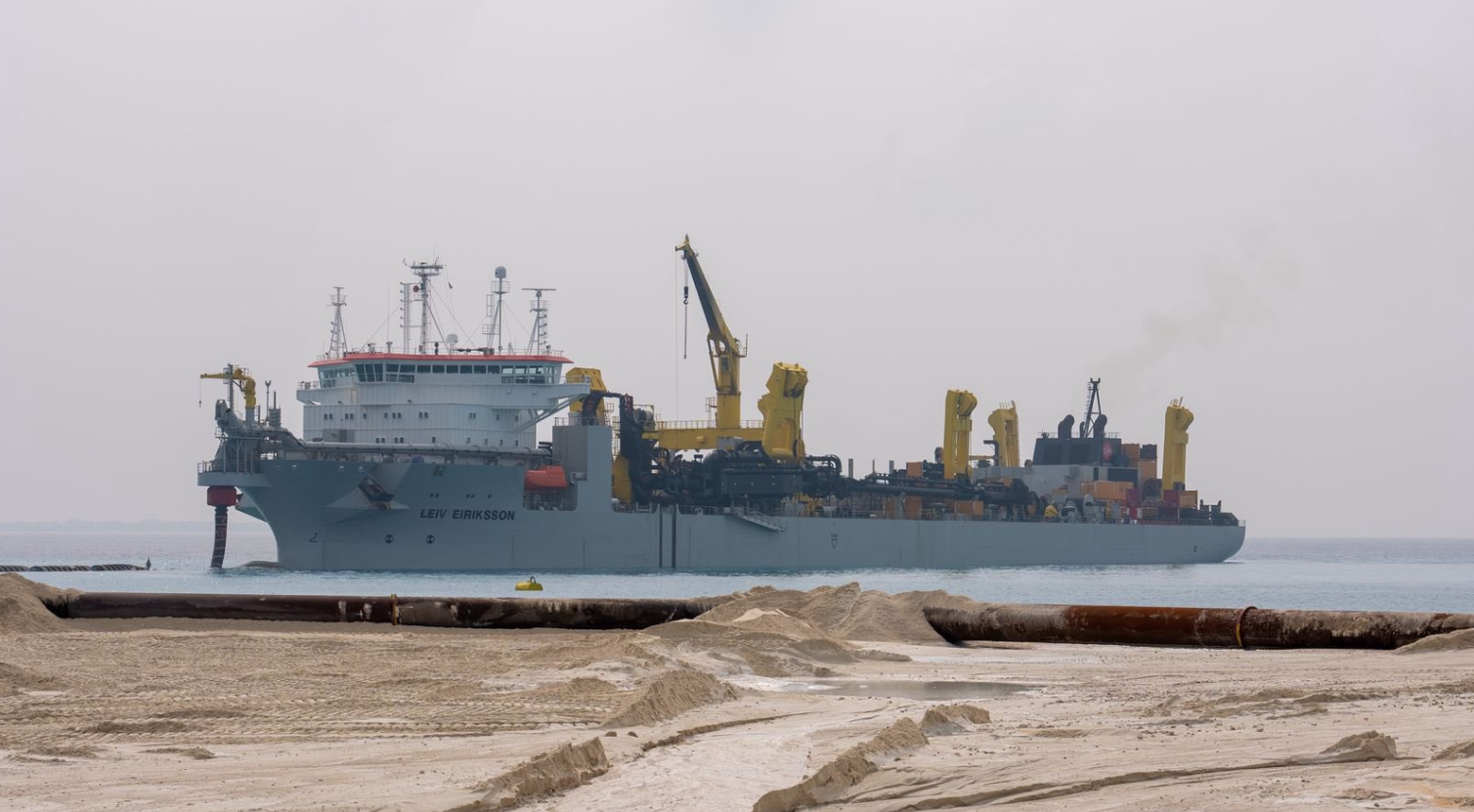 Land reclamation begins for Dhidhdhoo Airport and housing