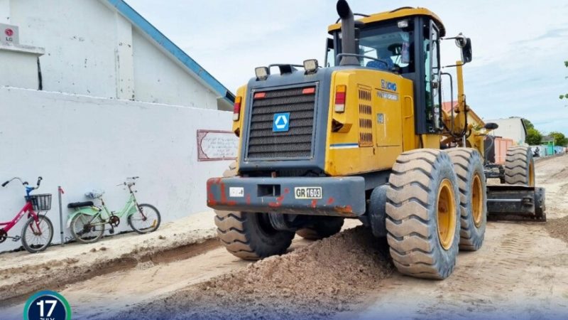 Sub-base works of Ha. Hoarafushi Road Construction Project commenced