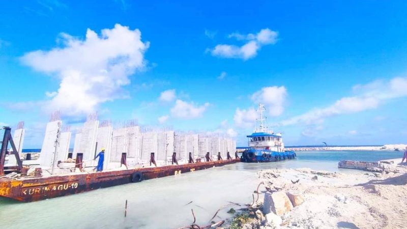 50% of N. Miladhoo Harbor development project completed: MTCC