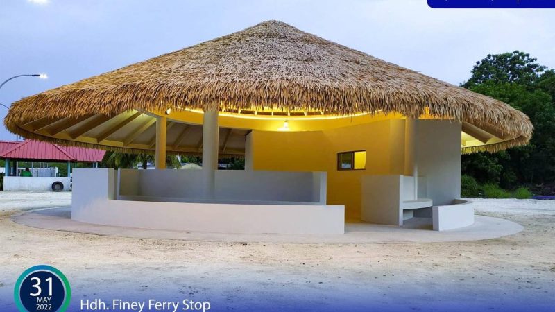 HDh. Finey Ferry Hut construction completed