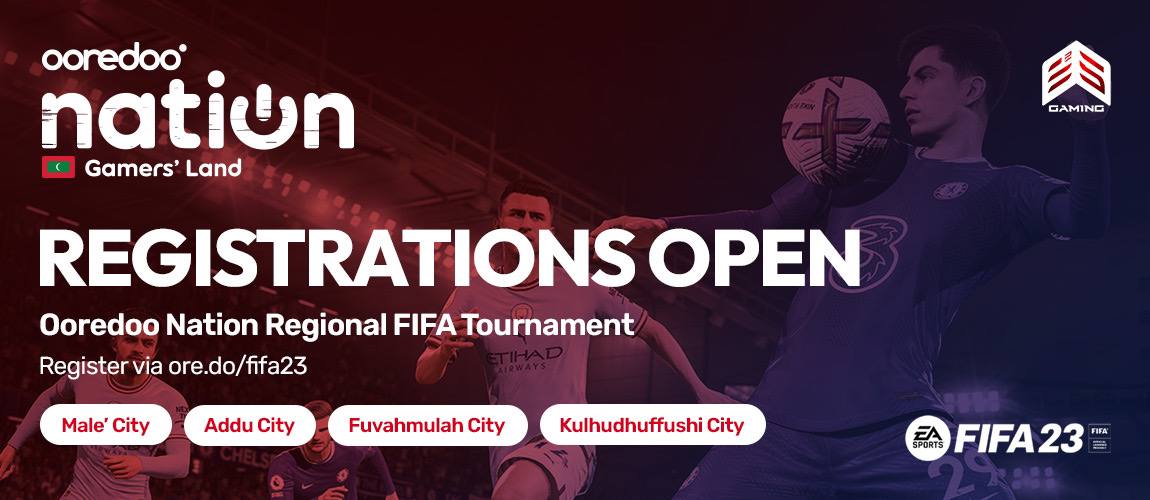 Opportunity open to participate in Ooredoo Nation FIFA Tournament