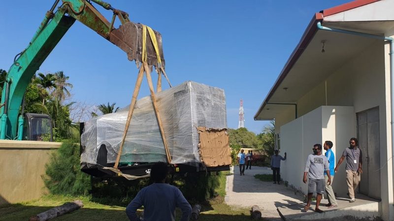 A generator of 448 kilo watt sent to HA.Baarah : FENAKA