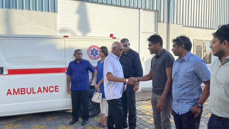 96 Ambulances handed over to Government by STO