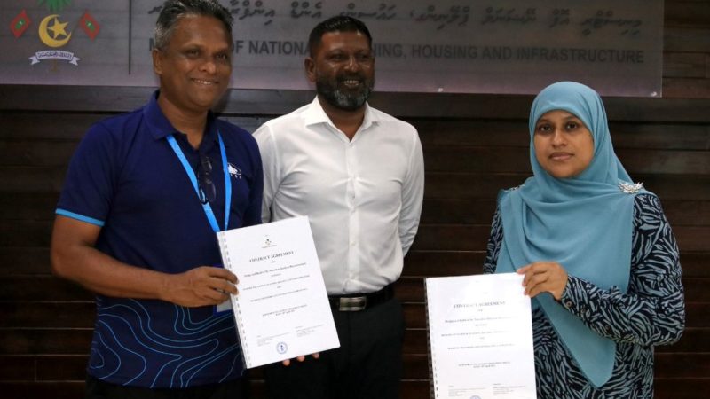 Renovation works of Sh. Narudhoo Harbour awarded to MTCC