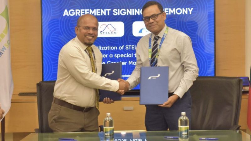 An agreement signed with STELCO to provide electricity to MWSC