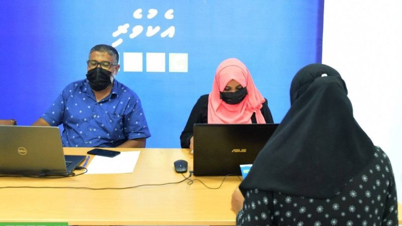 MWSC set up a help desk in Hiyaa Flat