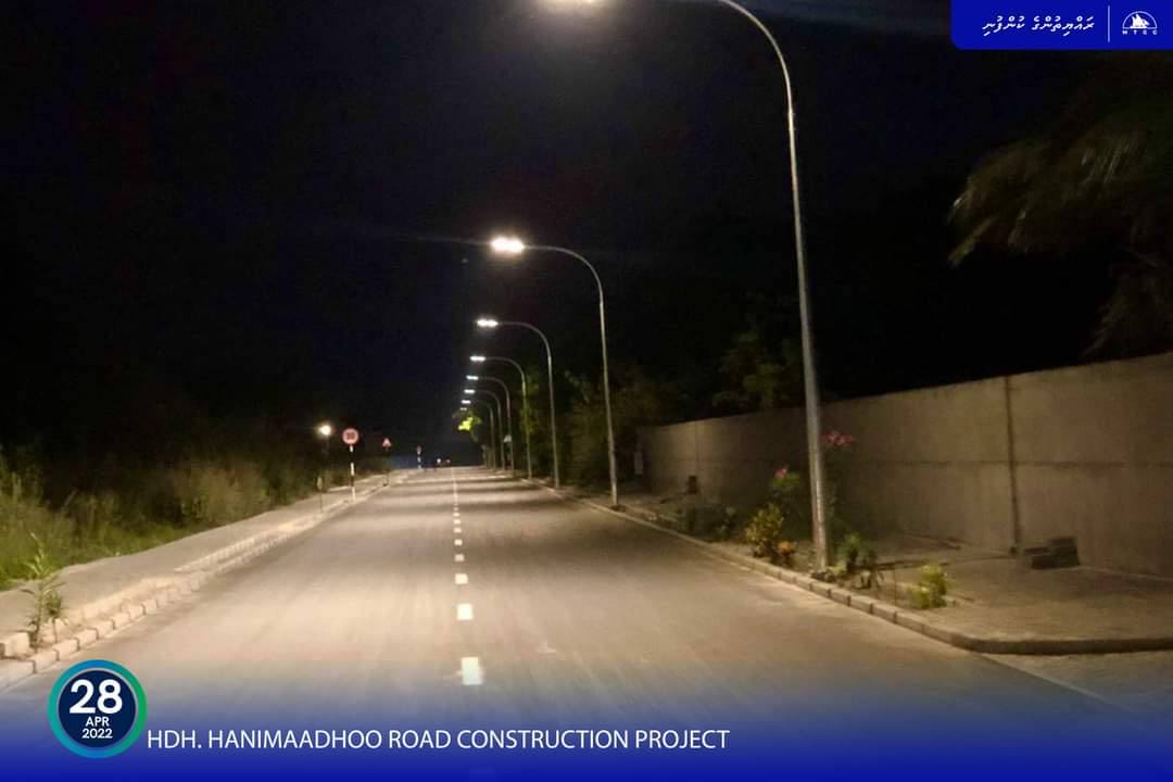 HDh. Hanimaadhoo Road Development Project nearing completion