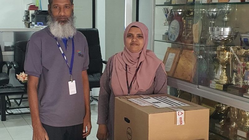 Fenaka donated 5 Computer System to Jalaluddin School