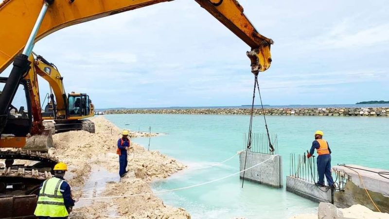 Miladhoo Quay wall constructions started: MTCC