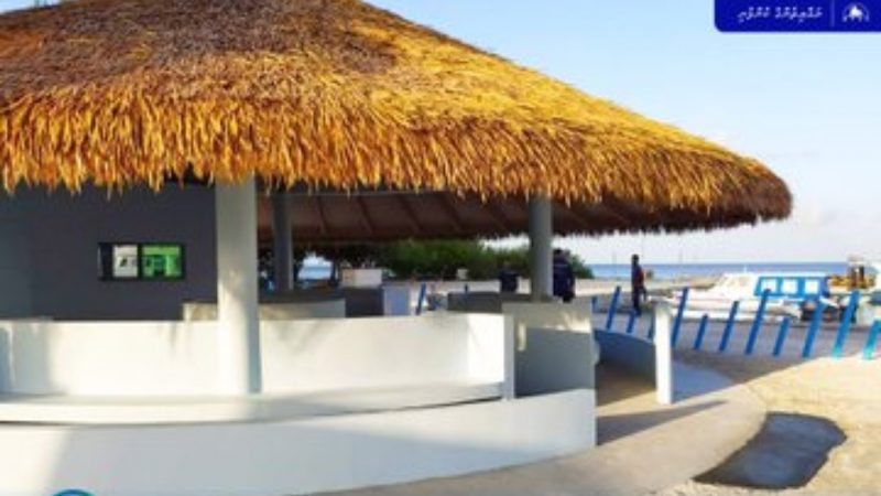 HDh. Naavaidhoo Ferry Hut construction completed