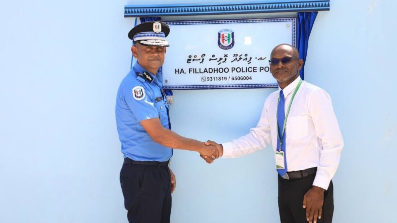 Ha. Filladhoo and HDh. Kurinbi Police Post inaugurated