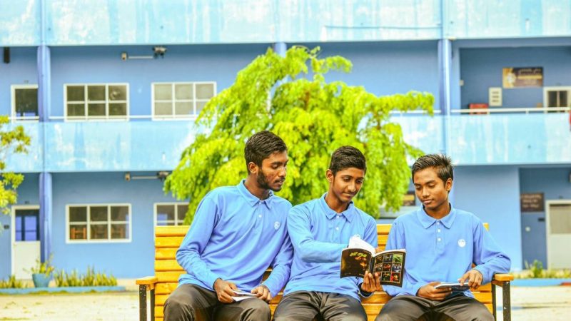 An Outdoor Reading Park opened at Sh. Milandhoo School with the support of BML Community Fund