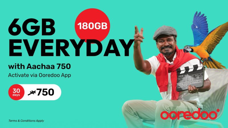 Ooredoo Aachaa Prepaid: daily 6GB for customers