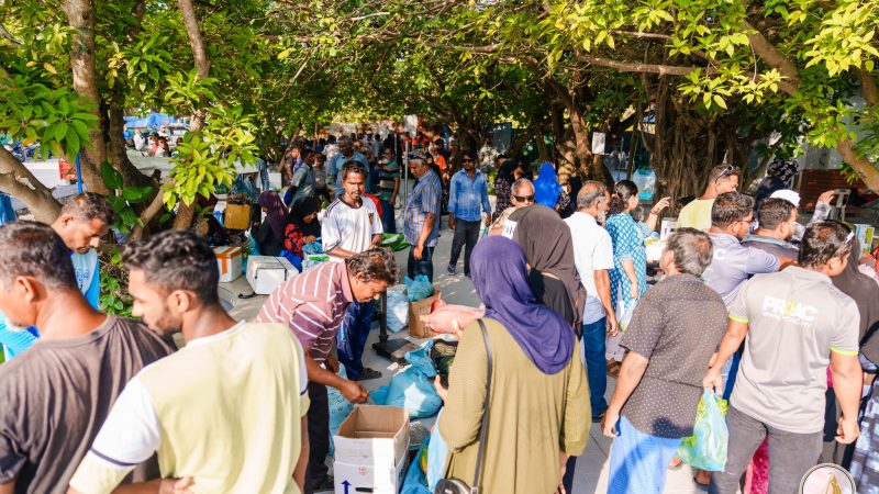 Kulhudhuffushi City's Saturday Market Begins Operations After First Phase of Development