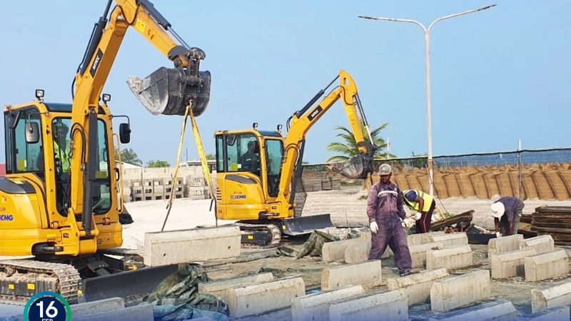 74% of Casting works under Hoarafushi Road Construction Project completed: MTCC