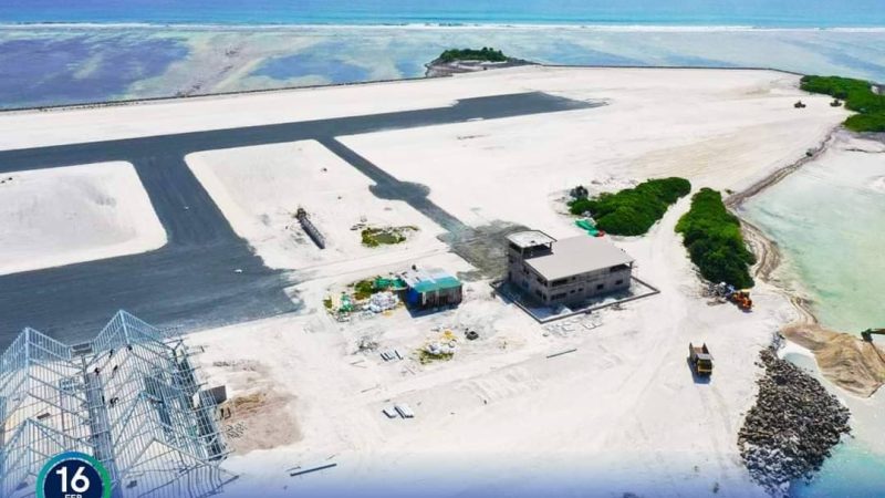 MTCC completed Runway ABC works and subgrade works of Gdh. Faresmaathoda Airport