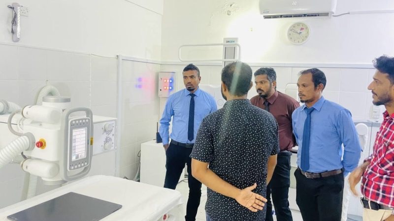 Digital X-ray services started at Ha. Atoll Hospital