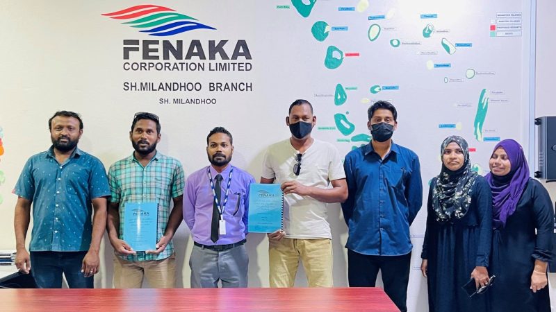To complete incomplete part of Milandhoo’s Sewerage and water connections project contracted to Fenaka