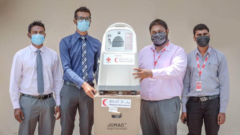 Red Crescent donated two portable Oxygen Concentrators to KRH