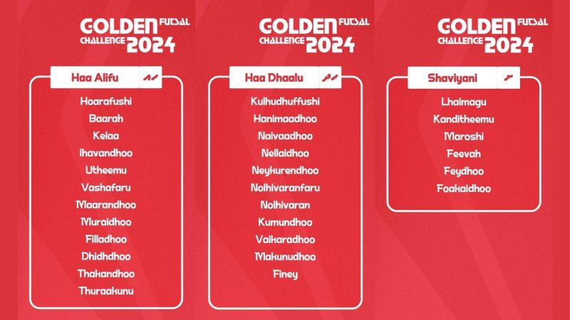 29 teams from Bodu Thiladhunmathi participated in 'Golden Futsal Challenge 2024'