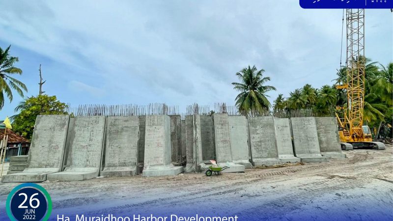 80% of new harbour basin dredging completed under Ha. Muraidhoo Harbour Upgrading project