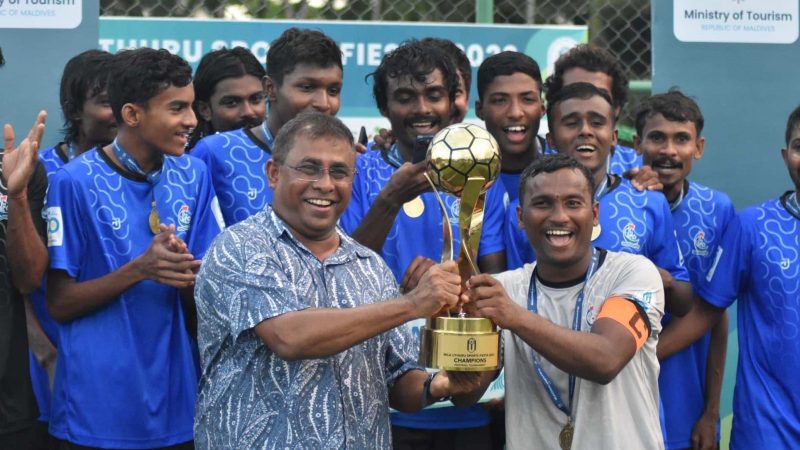 Mila Uthuru Sports Fiesta 2022: Funadhoo champion of the tournament by winning all matches
