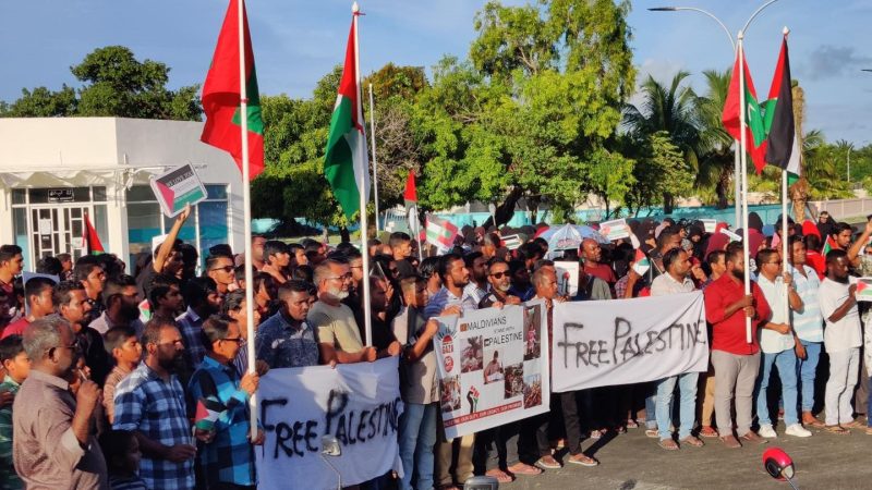 More than MVR 74,000 donated to Palestinian people from Sh. Milandhoo