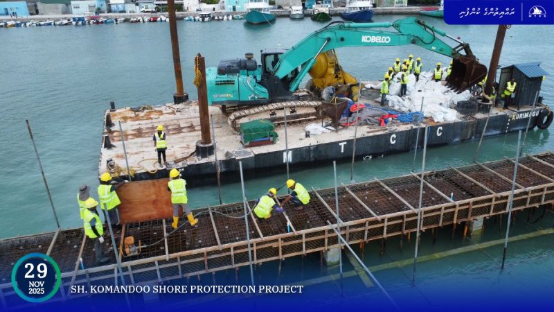 70% of Komandoo–Mathikomandoo Land Reclamation Project Completed