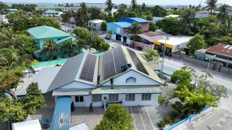Installation of Solar PV in 3 mosques of Kulhudhuffushi City completed