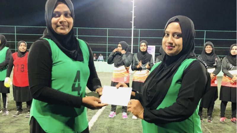Futsal Tournament for Women’s ongoing in HDh. Nolhivaranfaru