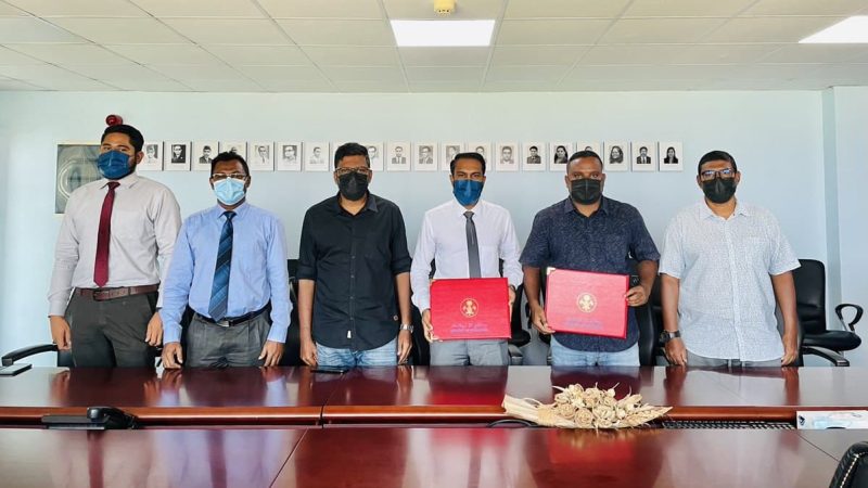 Construction of 4 classrooms in Neykurendhoo School awarded to Well Trading Pvt Ltd