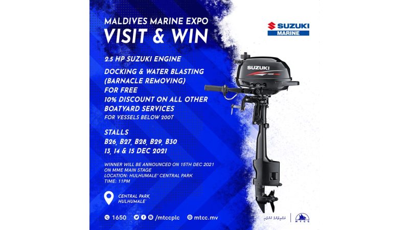MTCC opened opportunity get rewards by visiting their stall at Marine Expo