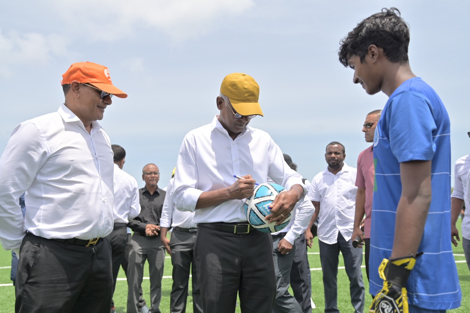 Newly Developed Football Ground on Sh. Funadhoo inaugurated