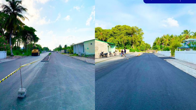 84% of Hanimaadhoo Road Development Project completed: MTCC