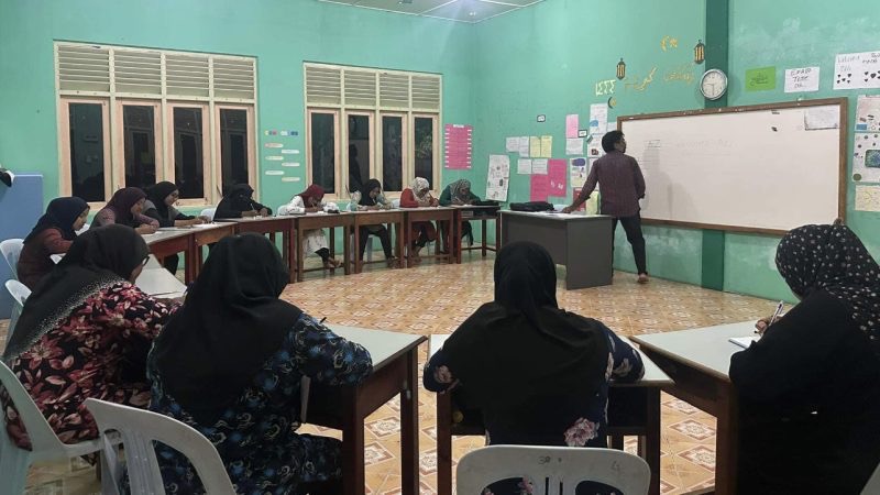 English Language Learning program ongoing at Ha. Muraidhoo