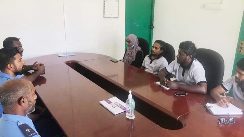 Discussions held on establishing a Police station in HDh. Nellaidhoo